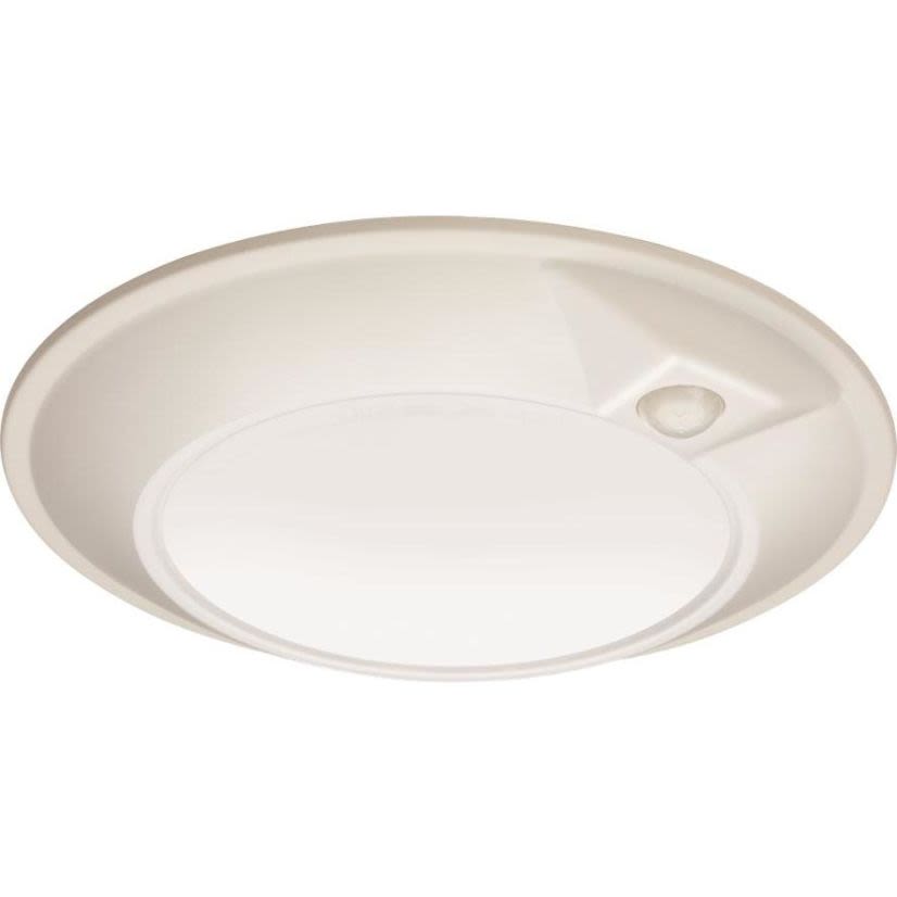 Juno JSBT 6IN SWW2 90CRI PIR MW M6 JSBT Circle Disk Light, 75 W Fixture, 120 V